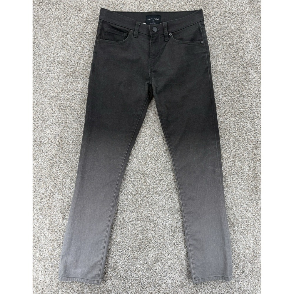 J BRAND ROB PRUITT Jeans Mens 29x28‎ Gray Barneys Exclusive Ombré Sprayed Skinny